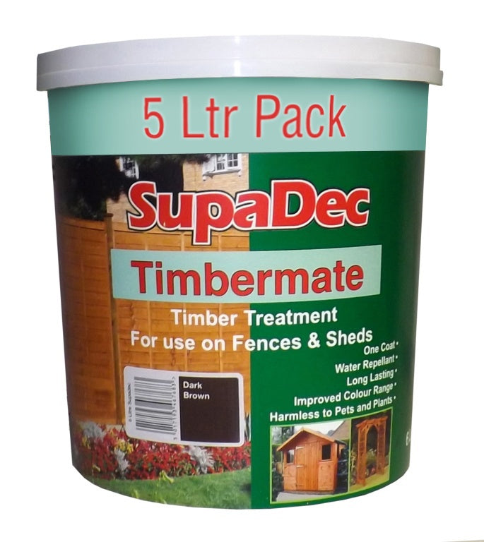 Supadec Timbermate Treatment Dark Brown 5L Supadec Timbermate Treatment Dark Brown 5L